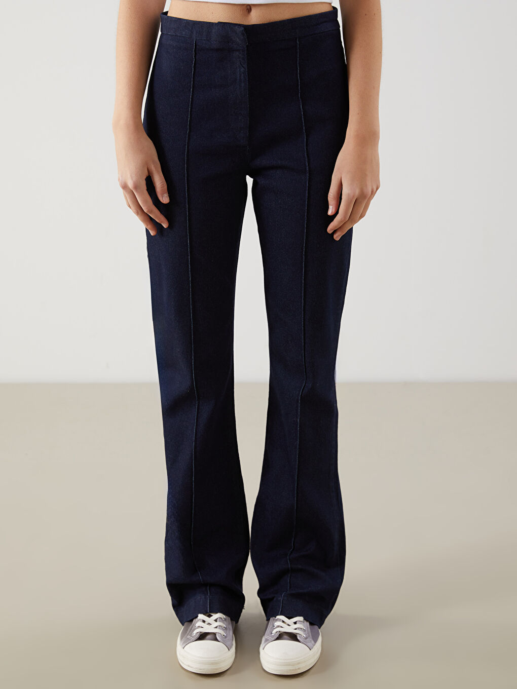 Slim Fit Flared Women'S Pants -S5KR18Z8-DEZ