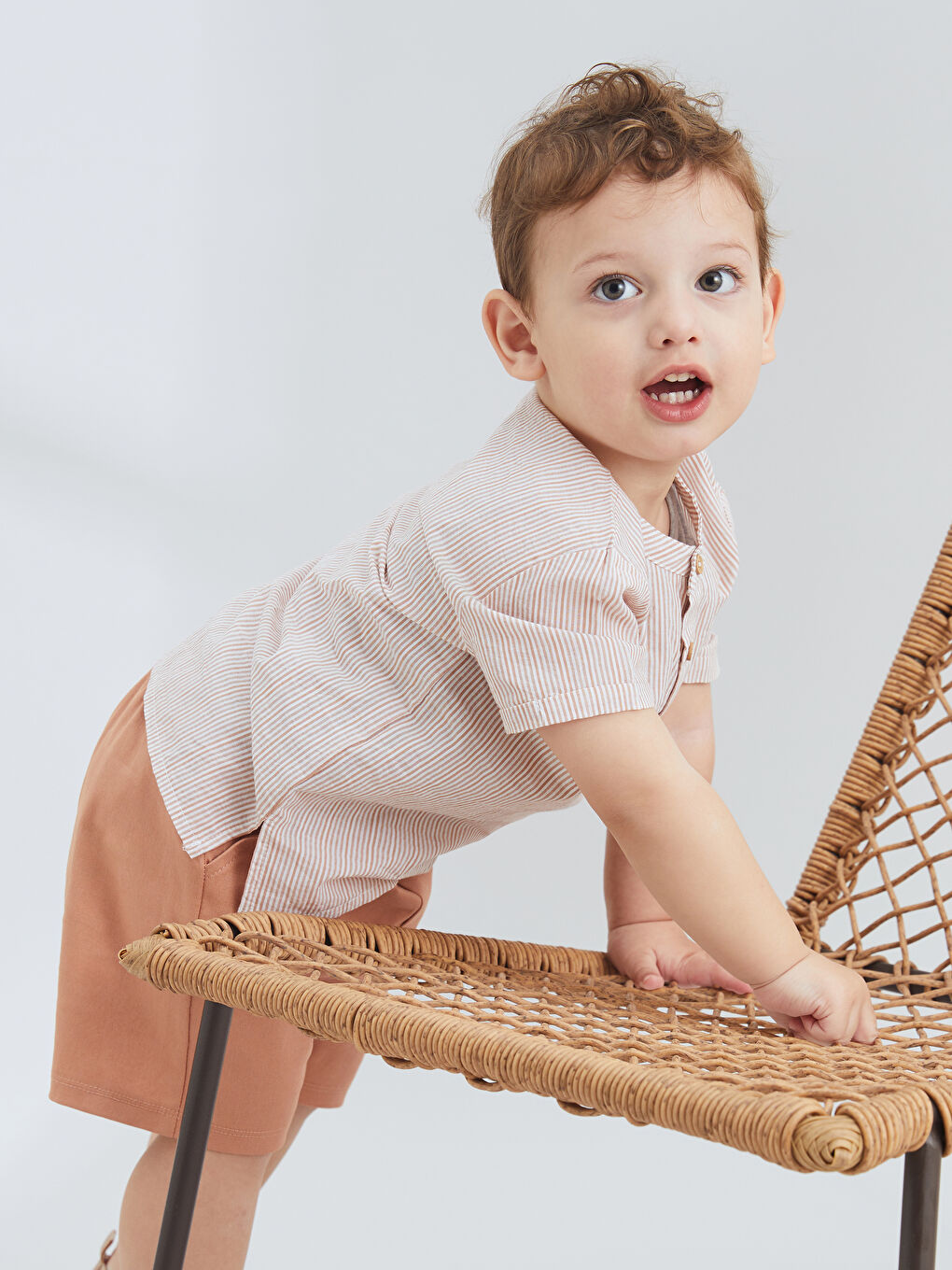 Striped Baby Boys' Shirt and Shorts 2 Pack -S5KR34Z1-LFD