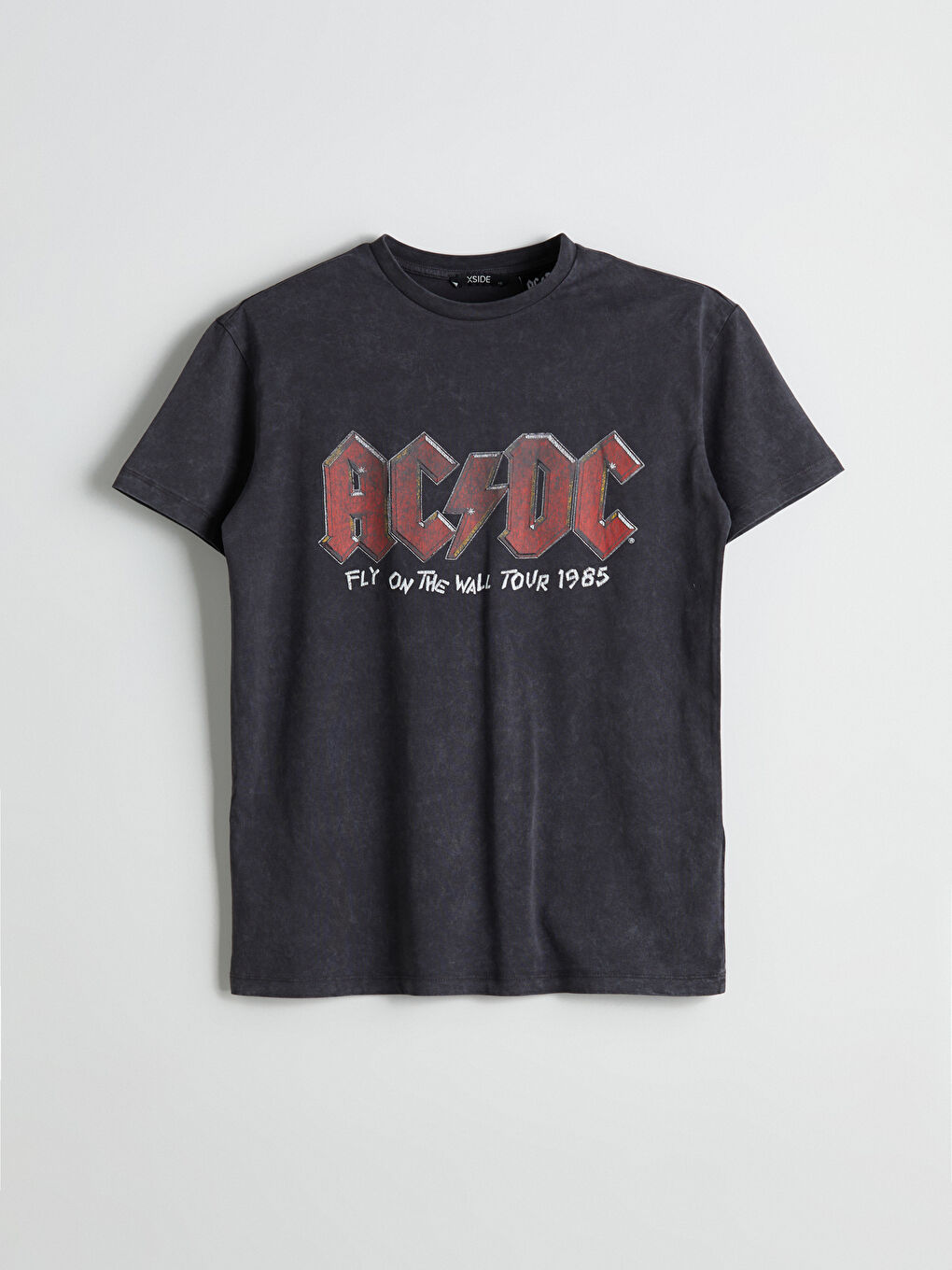 Crew Neck AC/DC Printed Women's T-shirt -S5KR45Z8-VDL