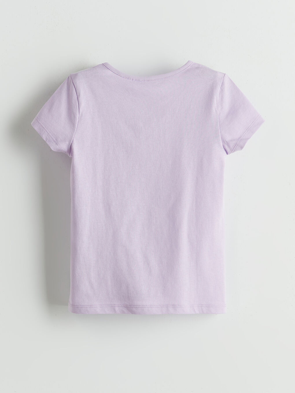 Lila Kısa Kollu Kuromi Baskılı Kız Çocuk Pijama Üst-1