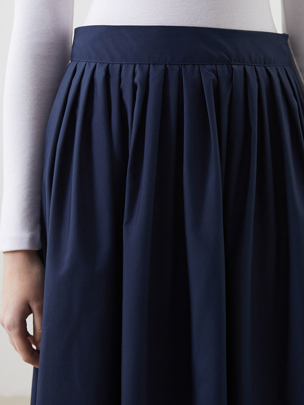 LCW Modest Lacivert Loose Fit Kadın Kloş Etek - 2
