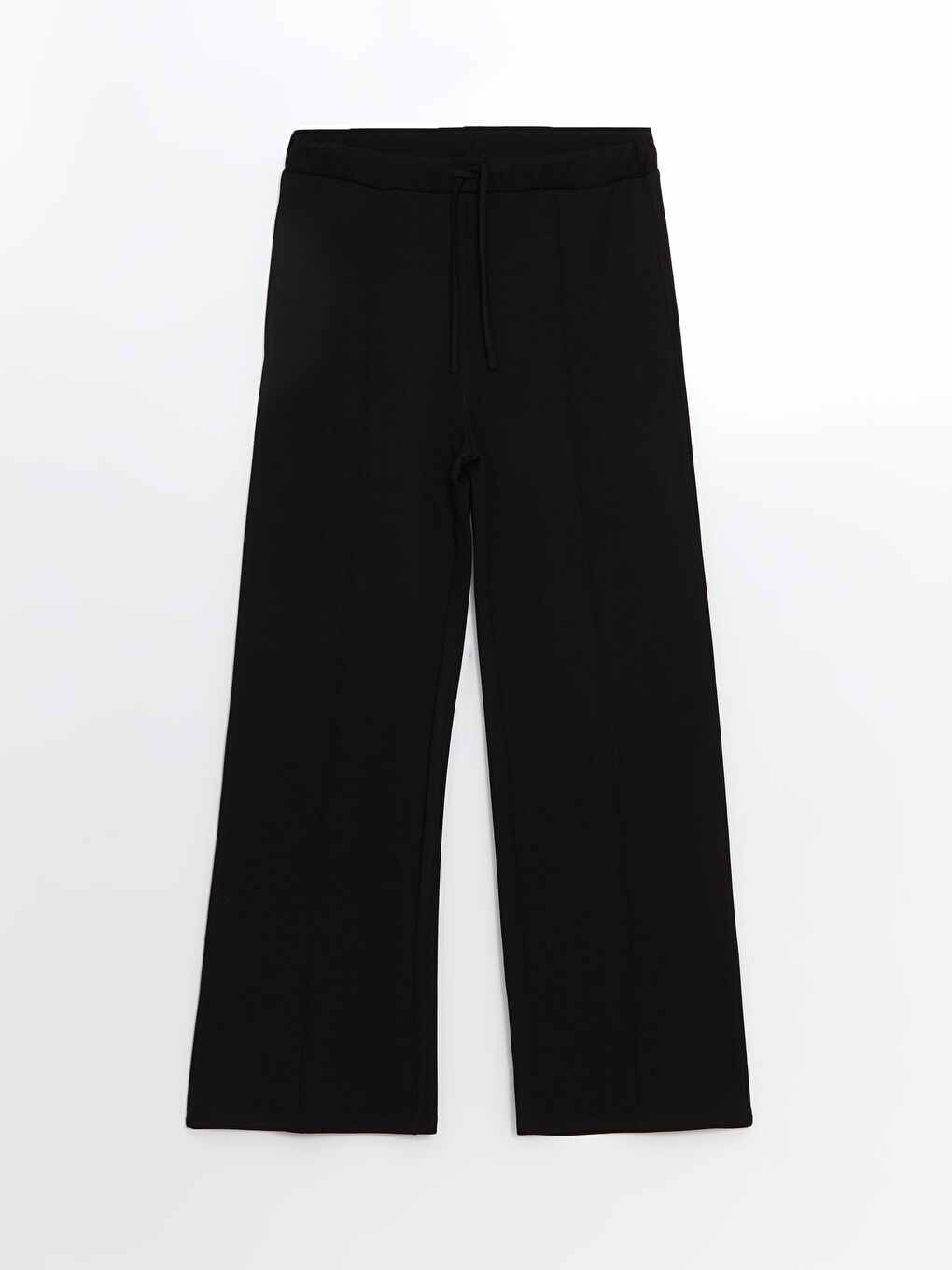 Women's Wide Leg Elastic Waist Tracksuit Bottom -S5KR81Z8-CVL