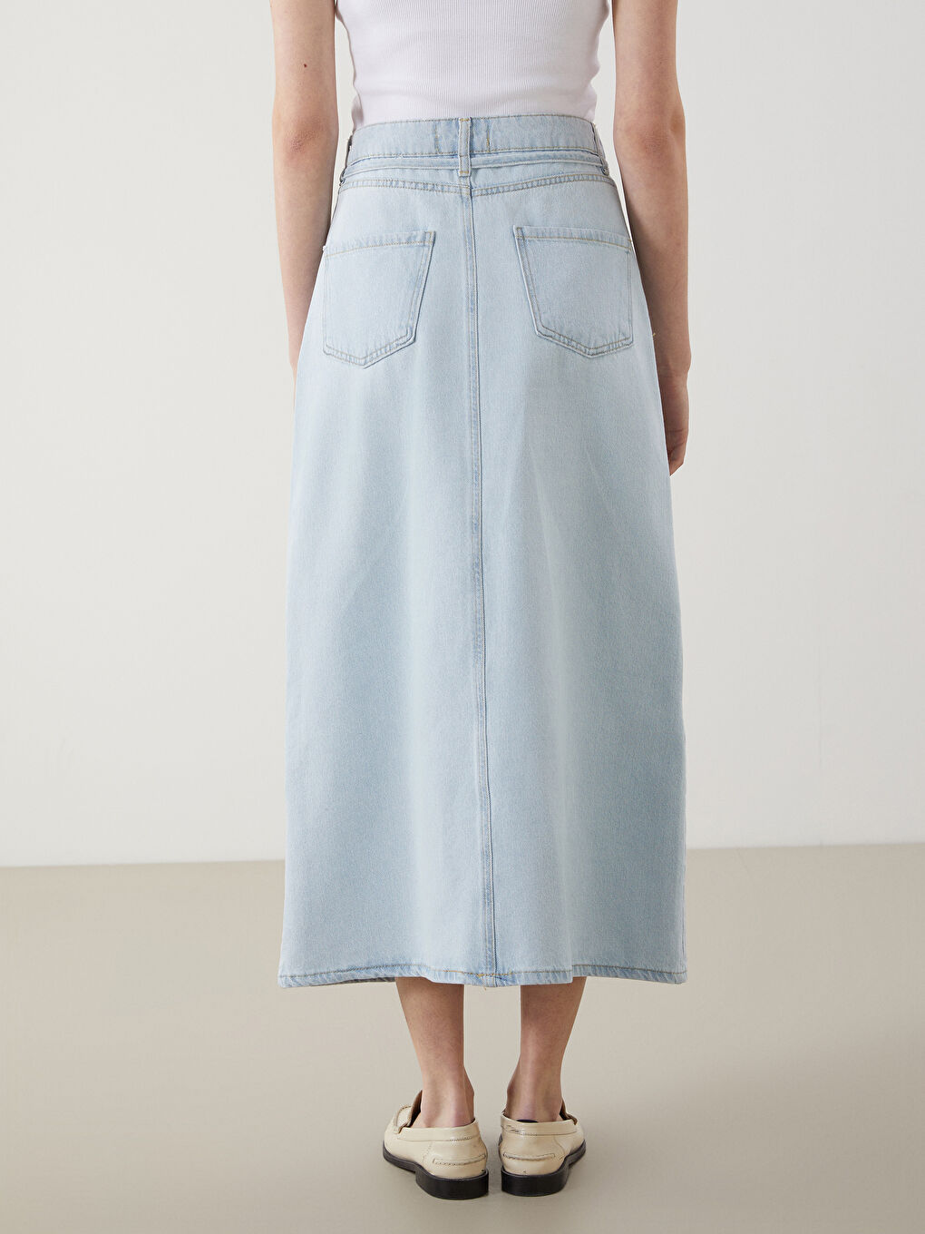Belted Women'S Denim Skirt -S5KR96Z8-311