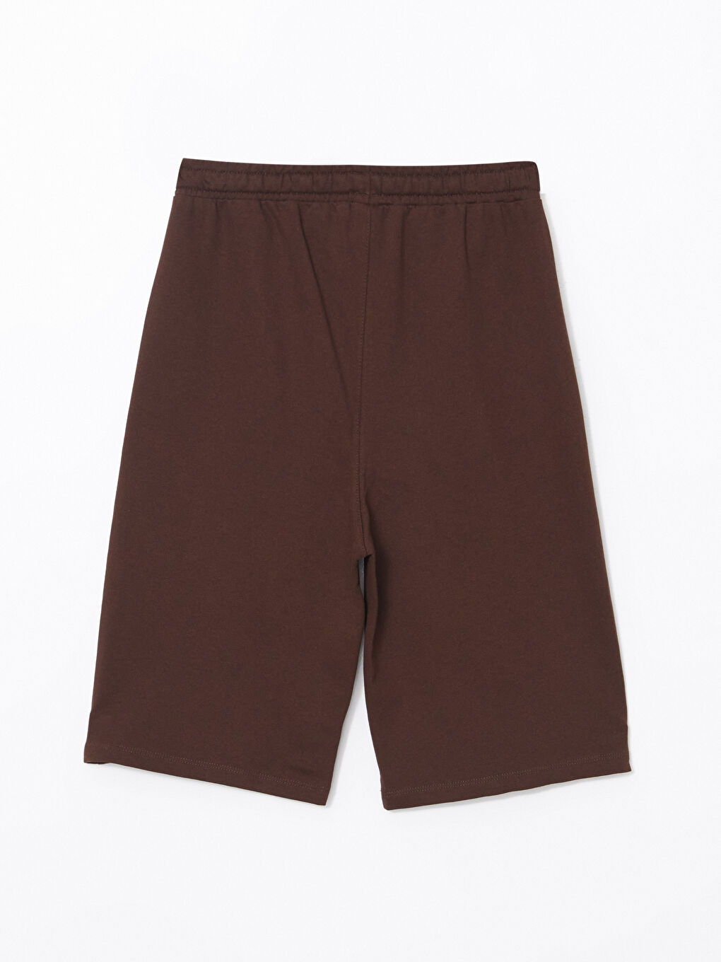Kahverengi Beli Lastikli Erkek Çocuk Şort-2