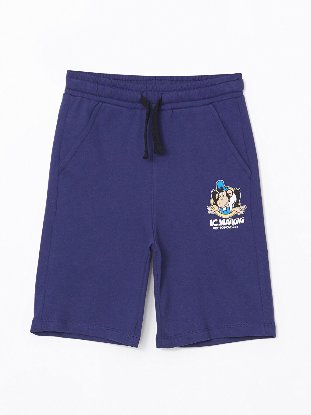 Elasticated Waist Nostalgic Monkey Printed Boys' Shorts -S5KS38Z4-DX9