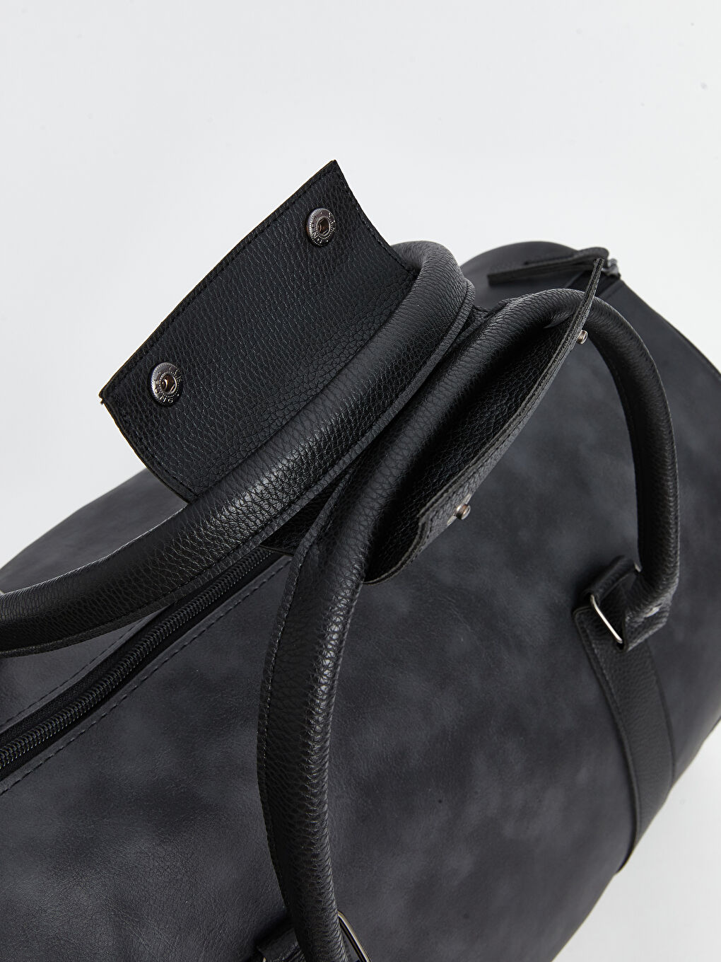 Faux Suede Men's Sports Bag-7