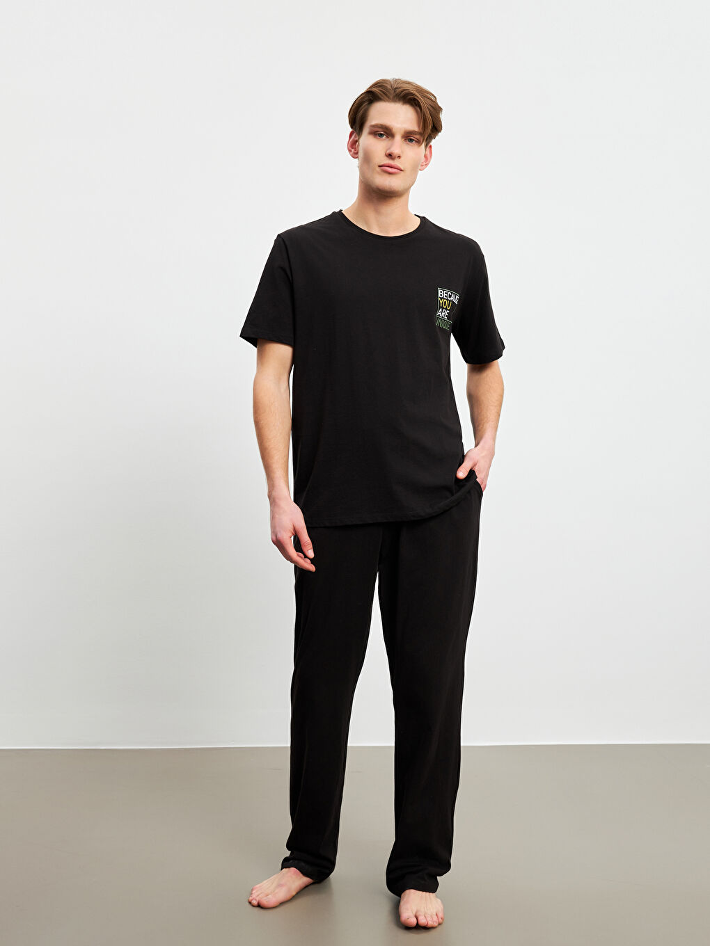 Standard Fit Men's Pajama Set -S5KS43Z8-CVL