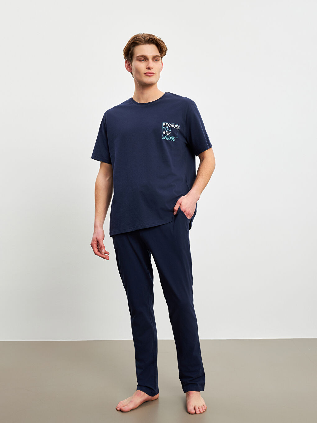 Standard Fit Men's Pajama Set -S5KS47Z8-CRP