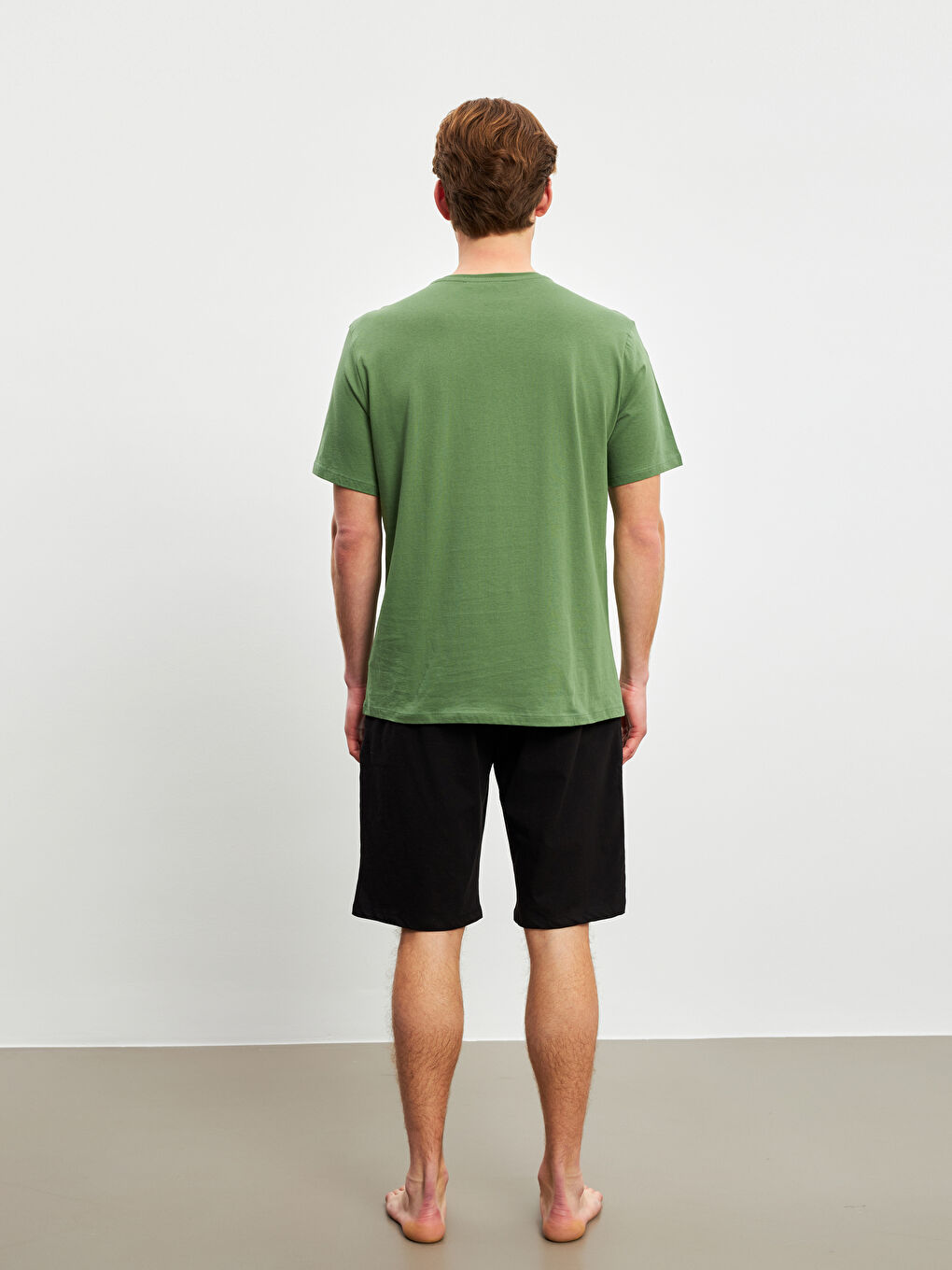 Regular Fit Men's Short Pyjama Set -S5KS50Z8-H9B