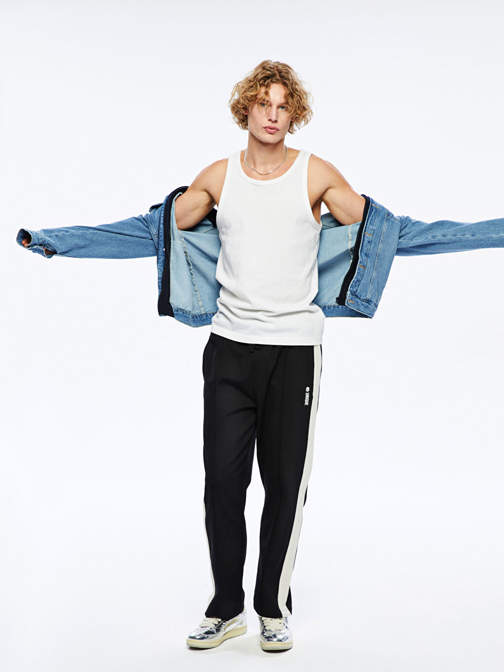 Relaxed Fit Men's Sweatpants -S5KS51Z8-CVL