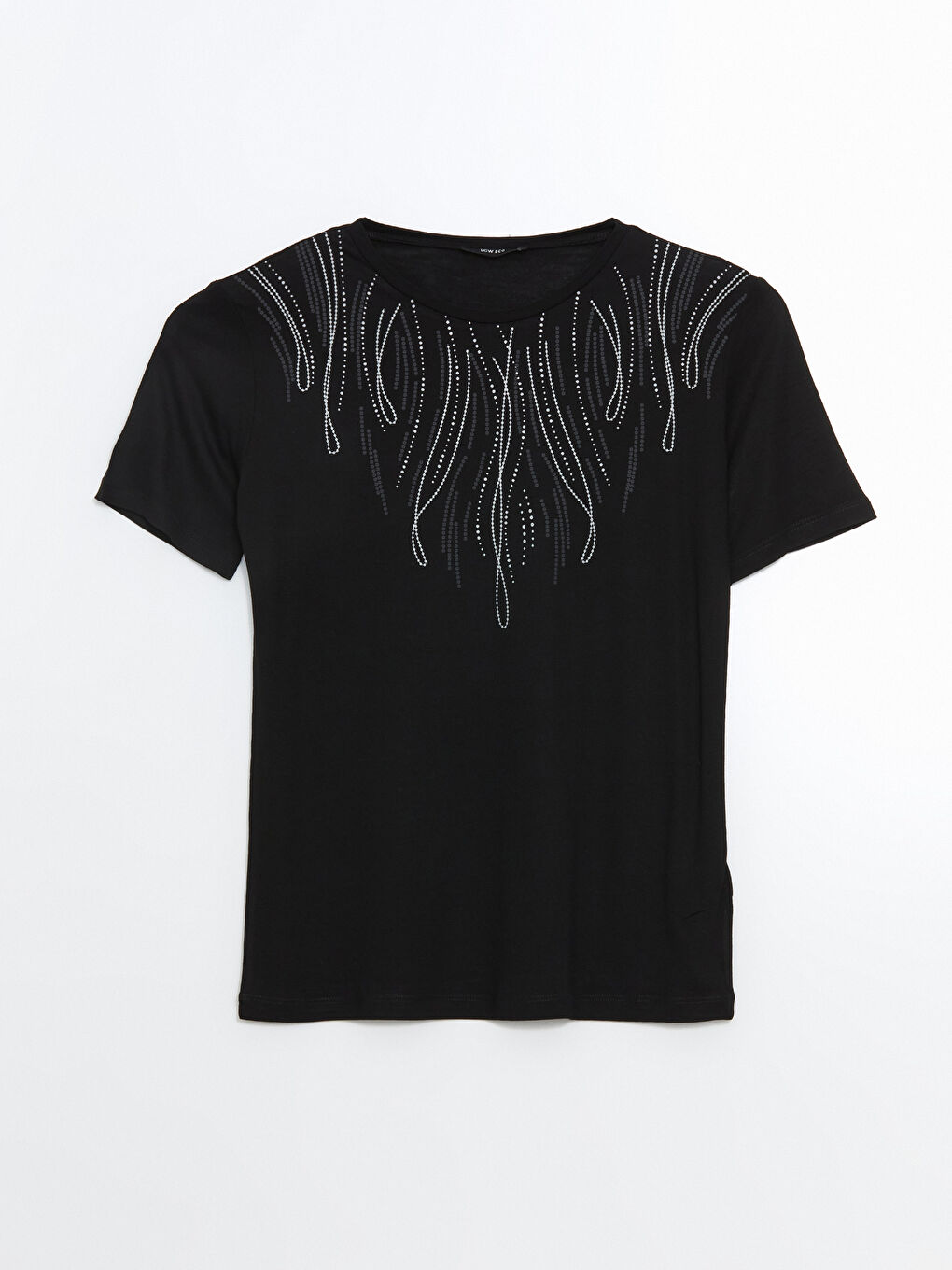 Crew Neck Patterned Women's T-Shirt -S5KS56Z8-CVL