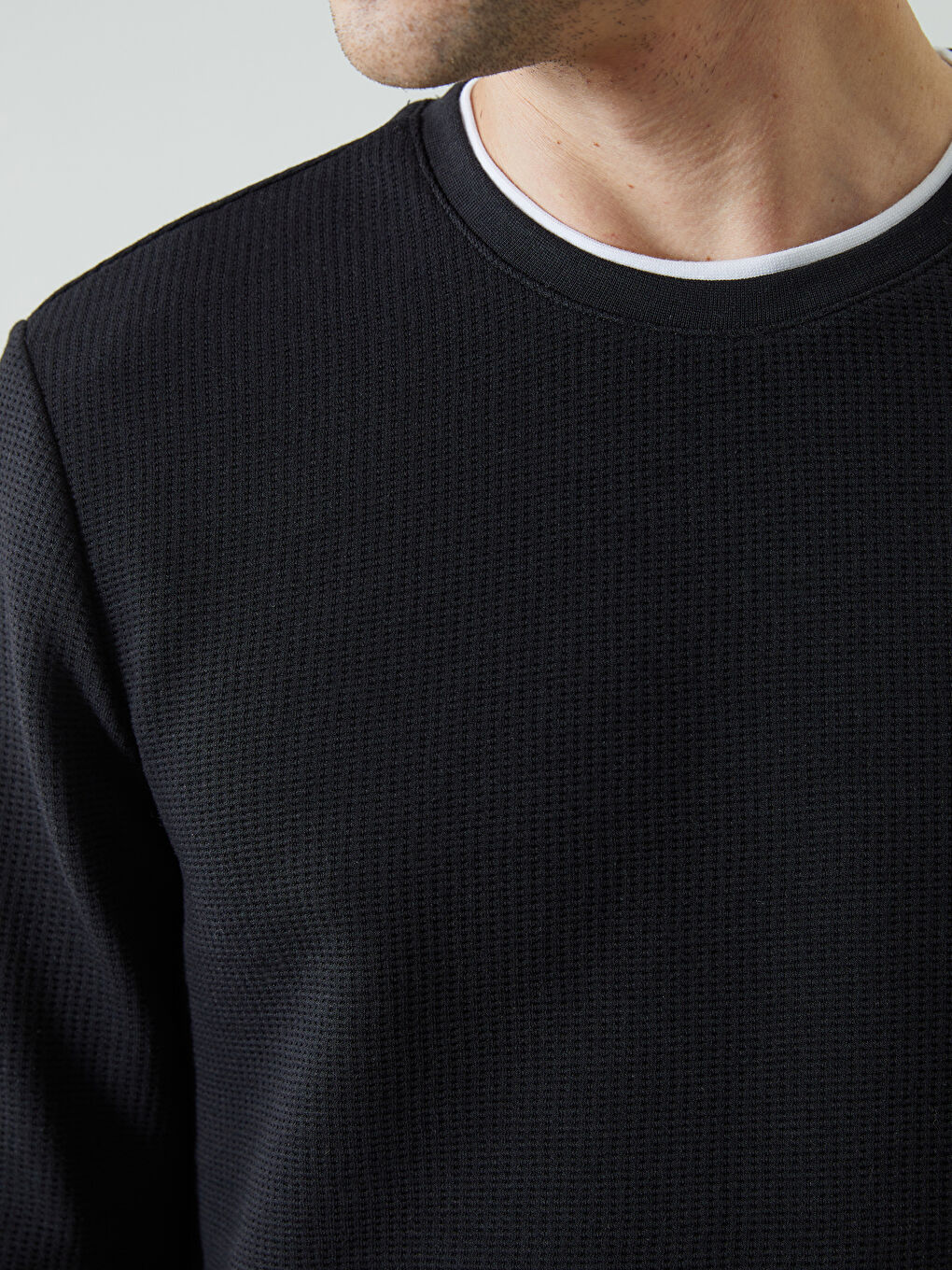 LCWAIKIKI Classic Crew Neck Long Sleeve Men's Sweatshirt -W54470Z8-CVL
