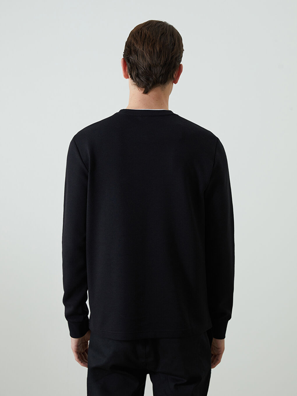 LCWAIKIKI Classic Crew Neck Long Sleeve Men's Sweatshirt -W54470Z8-CVL