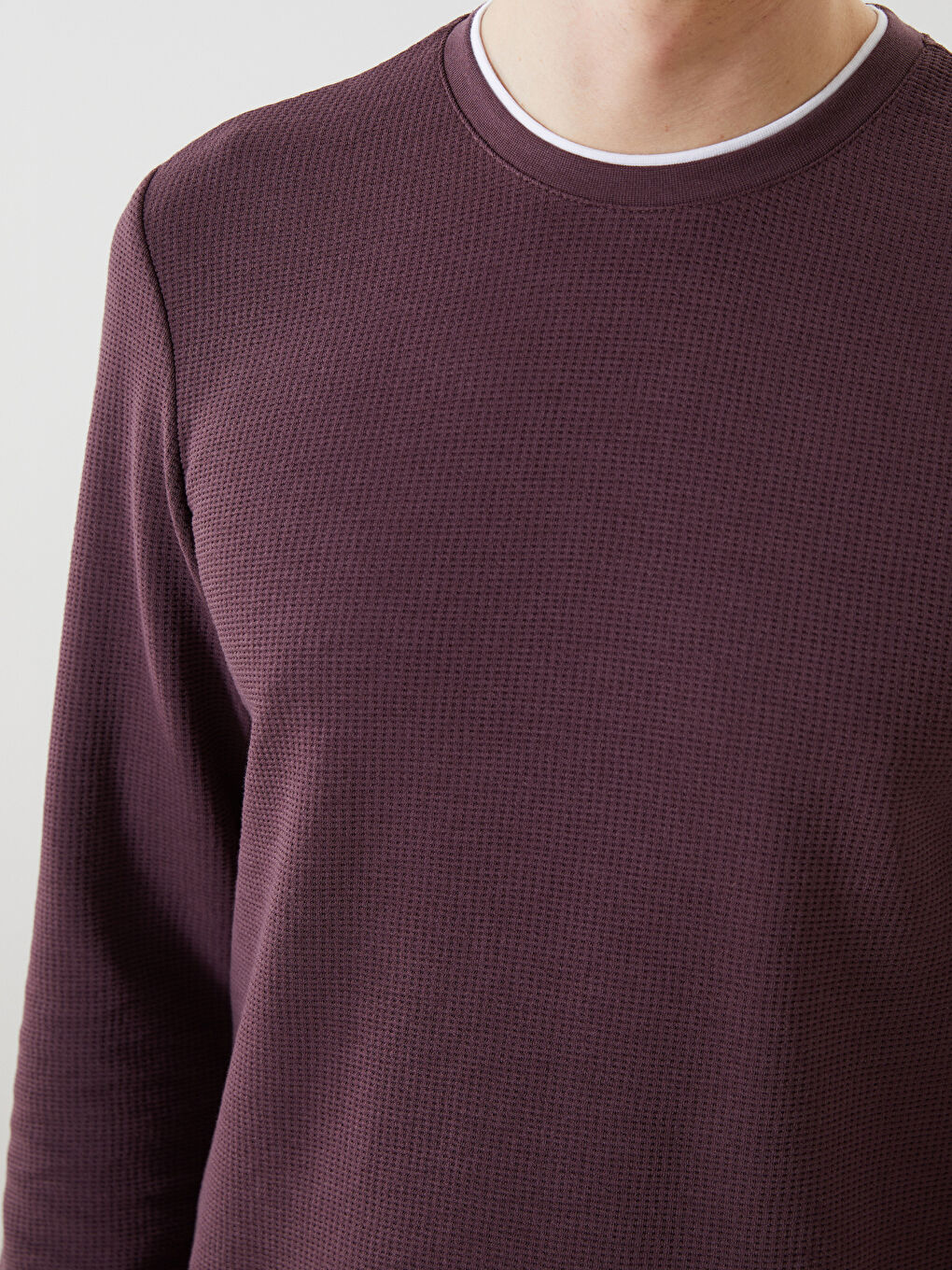 LCWAIKIKI Classic Crew Neck Long Sleeve Men's Sweatshirt -W54470Z8-Z5P