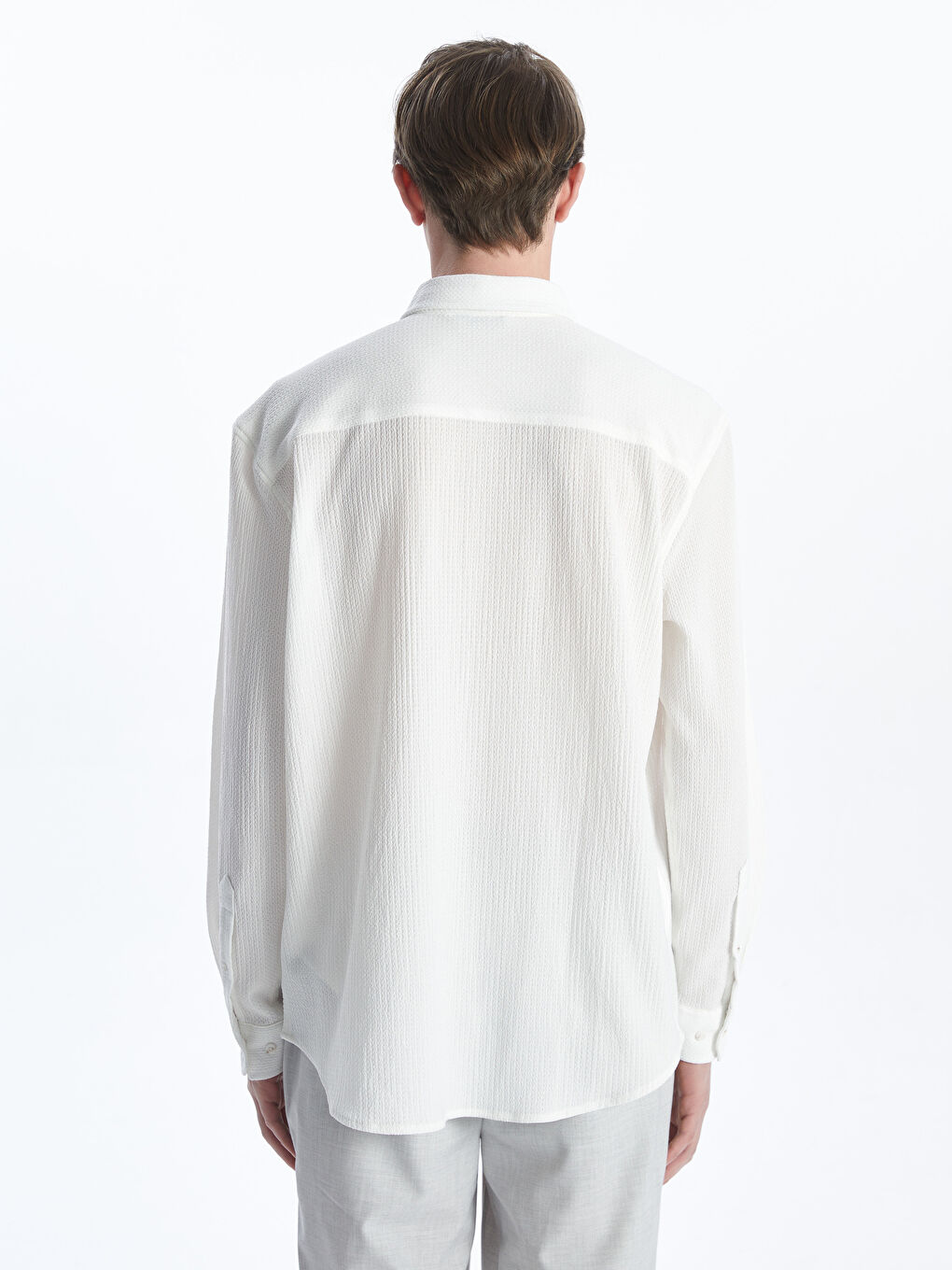 LCW Vision Regular Fit Long Sleeve Men's Shirt -W54503Z8-Q6K