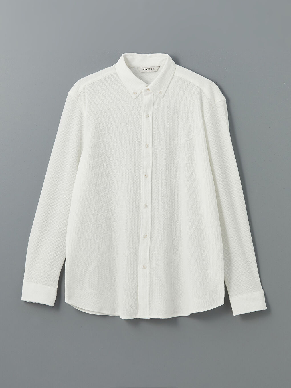 LCW Vision Regular Fit Long Sleeve Men's Shirt -W54503Z8-Q6K