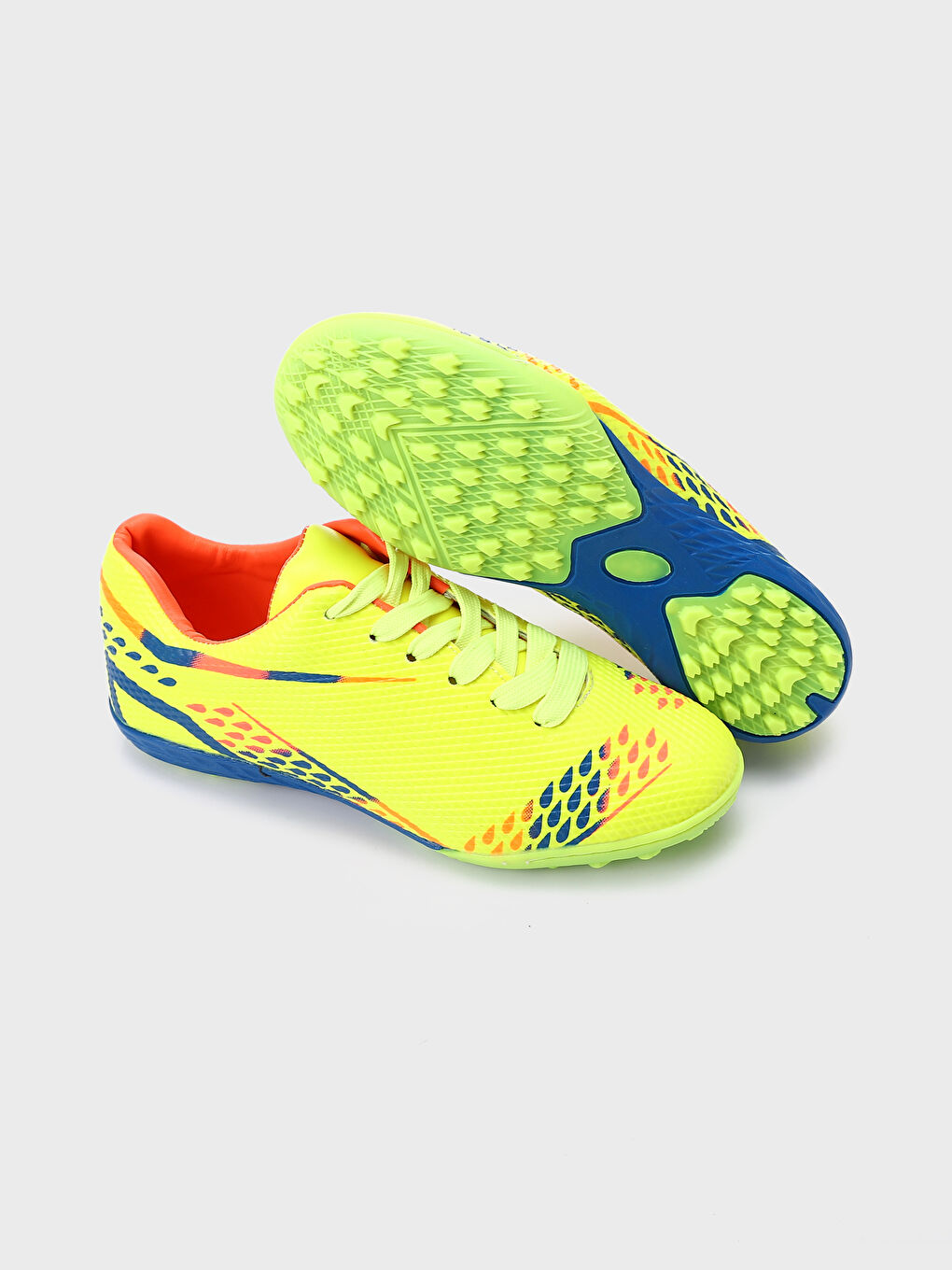 Printed Boys' Turf Soccer Shoes-1
