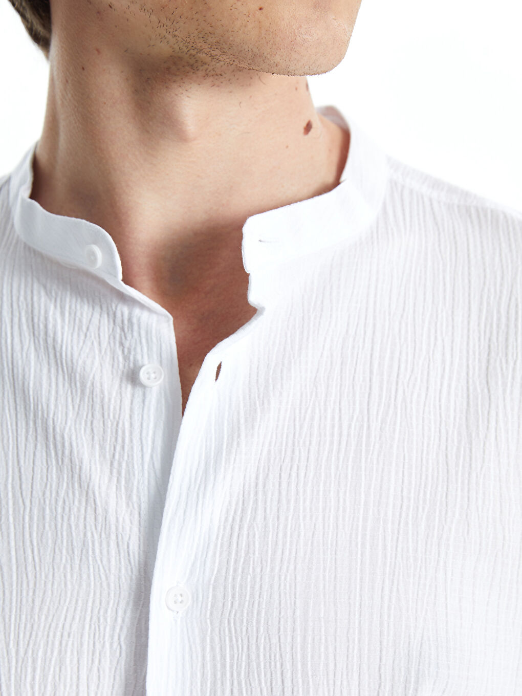 LCW Vision Regular Fit Long Sleeve Men's Textured Shirt -W54513Z8-Q6K