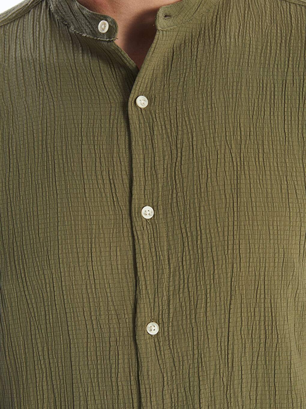 LCW Vision Regular Fit Long Sleeve Men's Textured Shirt -W54513Z8-Z3Z