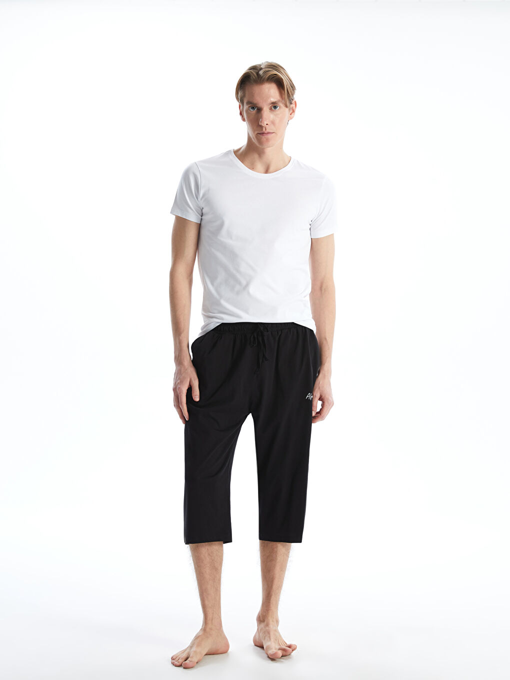Standard Fit Men's Pyjama Bottom Shorts -S5KS91Z8-CVL