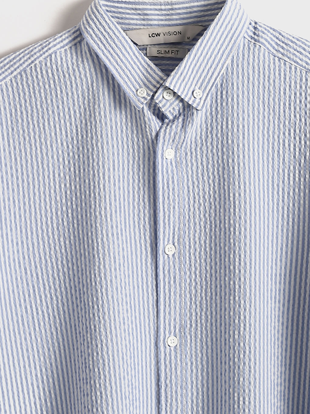 LCW Vision Slim Fit Long Sleeve Striped Men's Shirt -W54517Z8-S0S