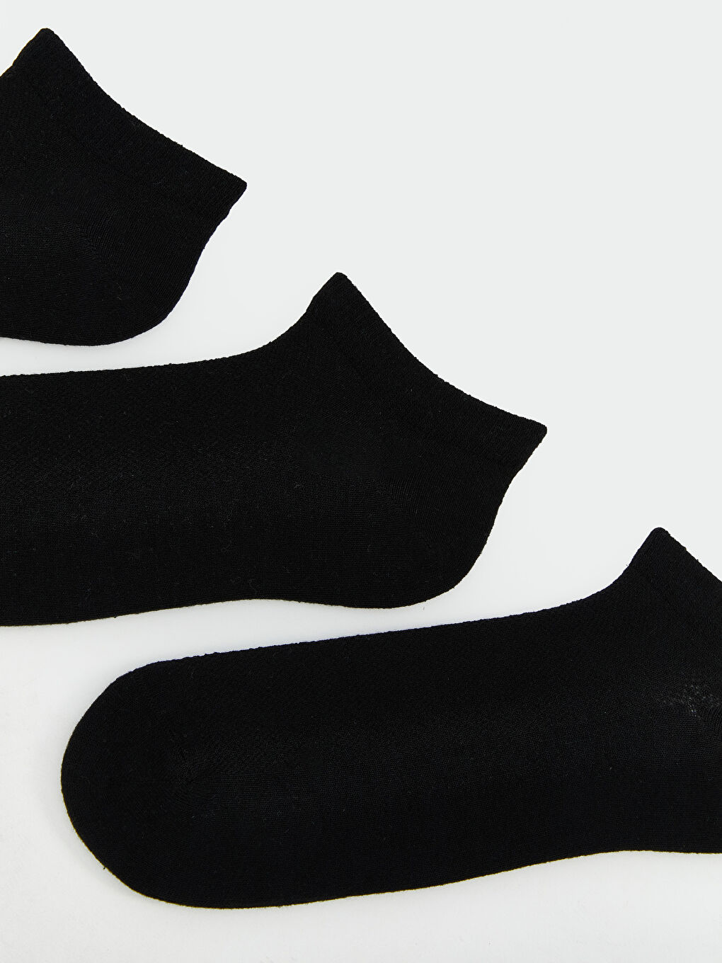 Siyah Erkek Patik Çorap 3'lü-1