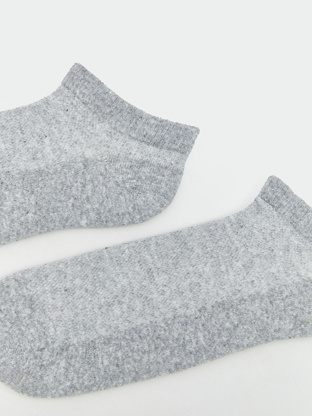 Gri Erkek Patik Çorap 3'lü-1