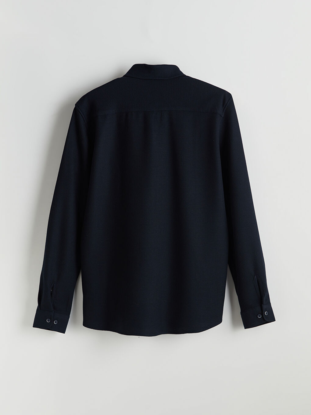 LCW Vision Slim Fit Long Sleeve Men's Textured Shirt -W54561Z8-RFH