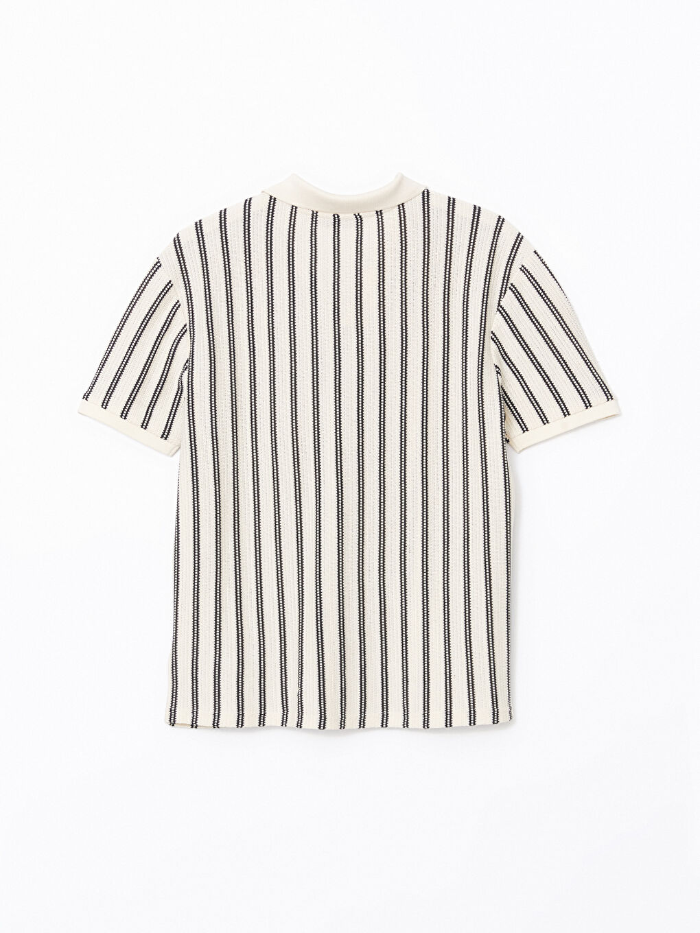 LCW Vision Polo Neck Short Sleeve Striped Men's T-Shirt -W54562Z8-CVL