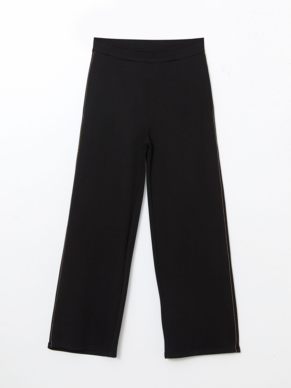 Women's Wide Leg Elastic Waist Tracksuit Bottom -S5KT27Z8-CVL