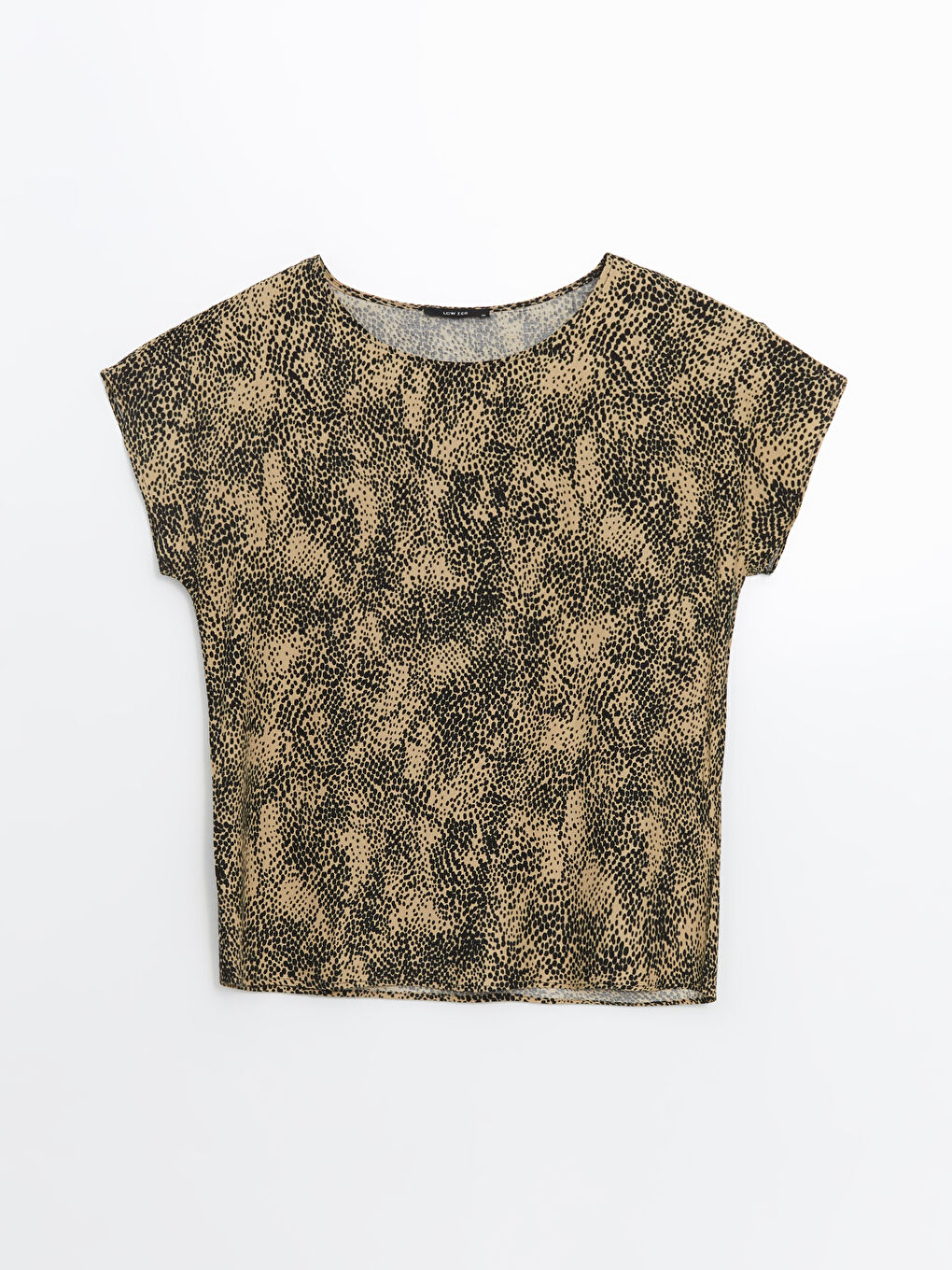 Crew Neck Patterned Women's Blouse -S5KT66Z8-LQY
