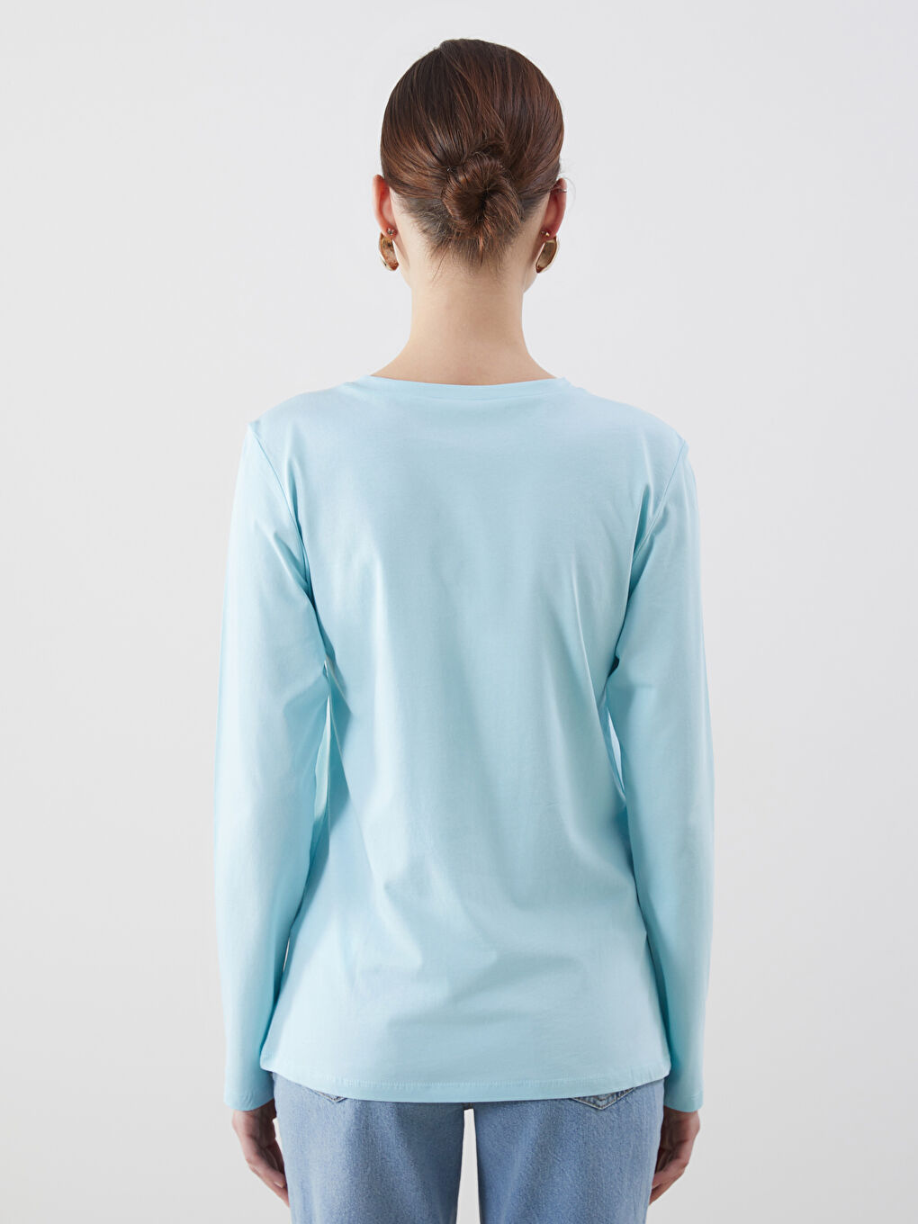 Crew Neck Women's T-Shirt -S5KU37Z8-FVW