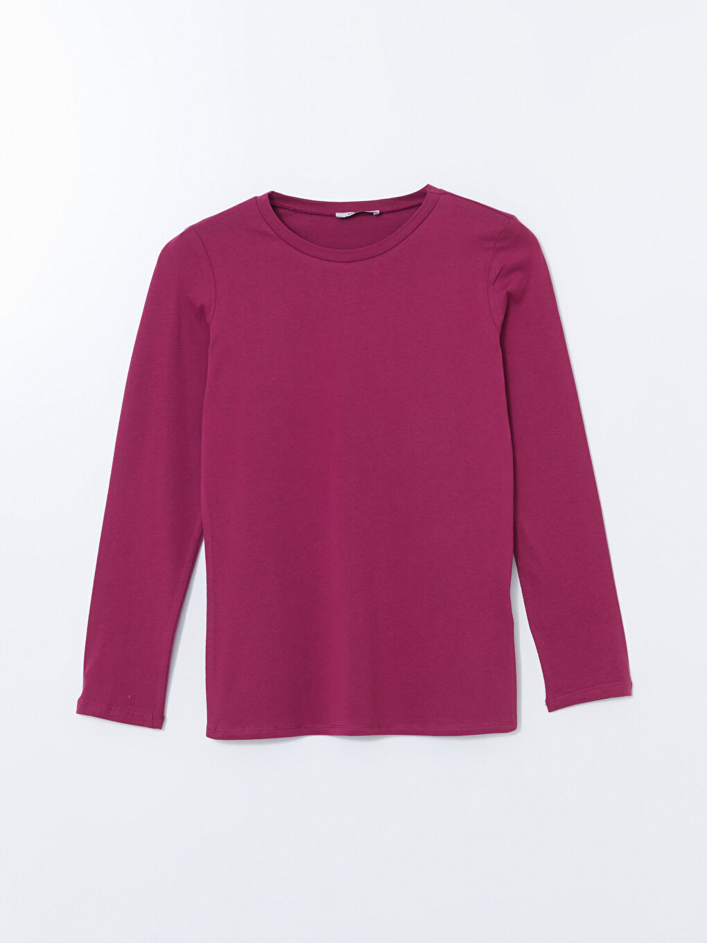 Crew Neck Plain Combed Cotton Women's T-Shirt -S5KU40Z8-HMD