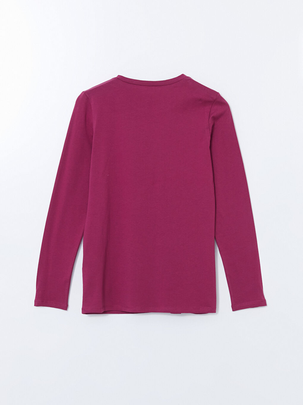 Crew Neck Plain Combed Cotton Women's T-Shirt -S5KU40Z8-HMD