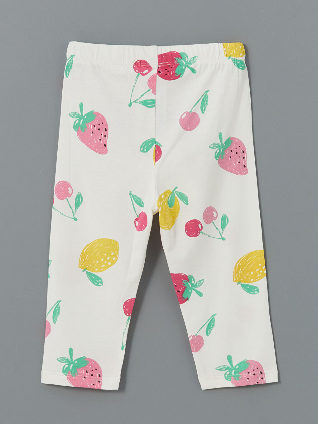 Легінси для дівчаток з еластичною талією та принтом-1