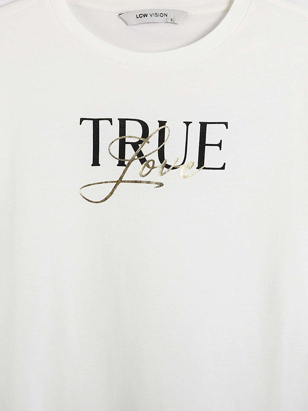 Crew Neck Printed Women's T-Shirt-2