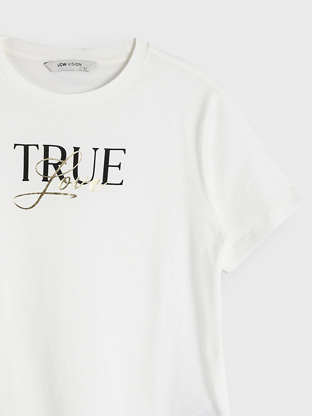 Crew Neck Printed Women's T-Shirt-3