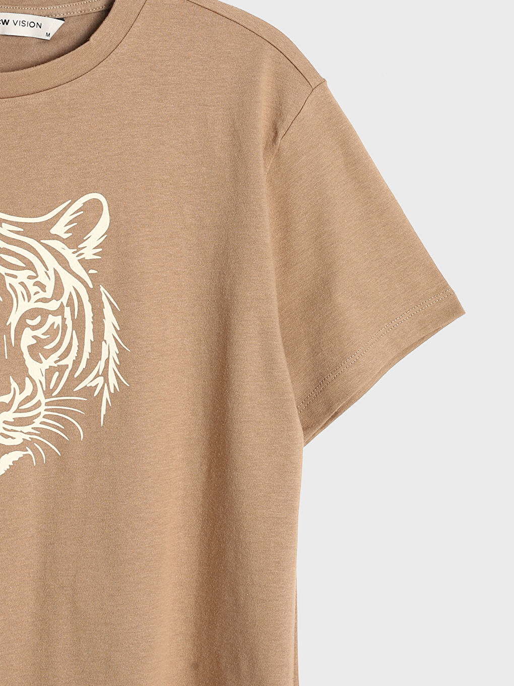 Crew Neck Printed Women's T-Shirt-2