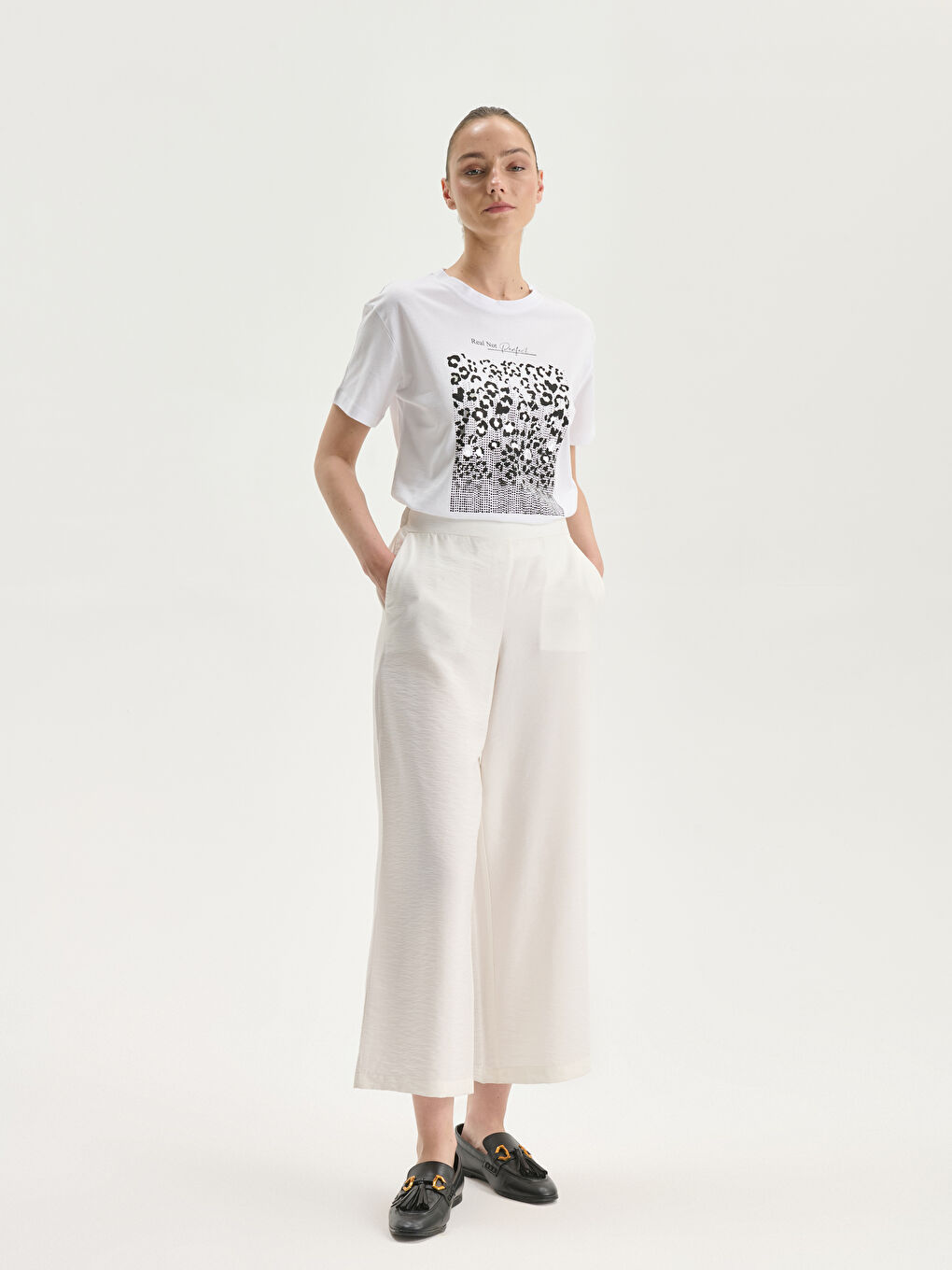 Crew Neck Printed Women's T-Shirt -S5KU62Z8-Q6K