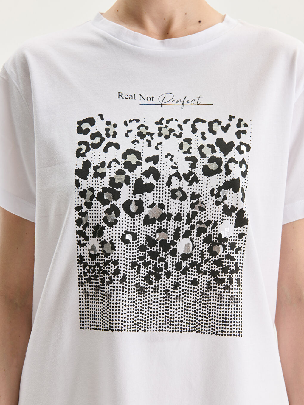 Crew Neck Printed Women's T-Shirt -S5KU62Z8-Q6K
