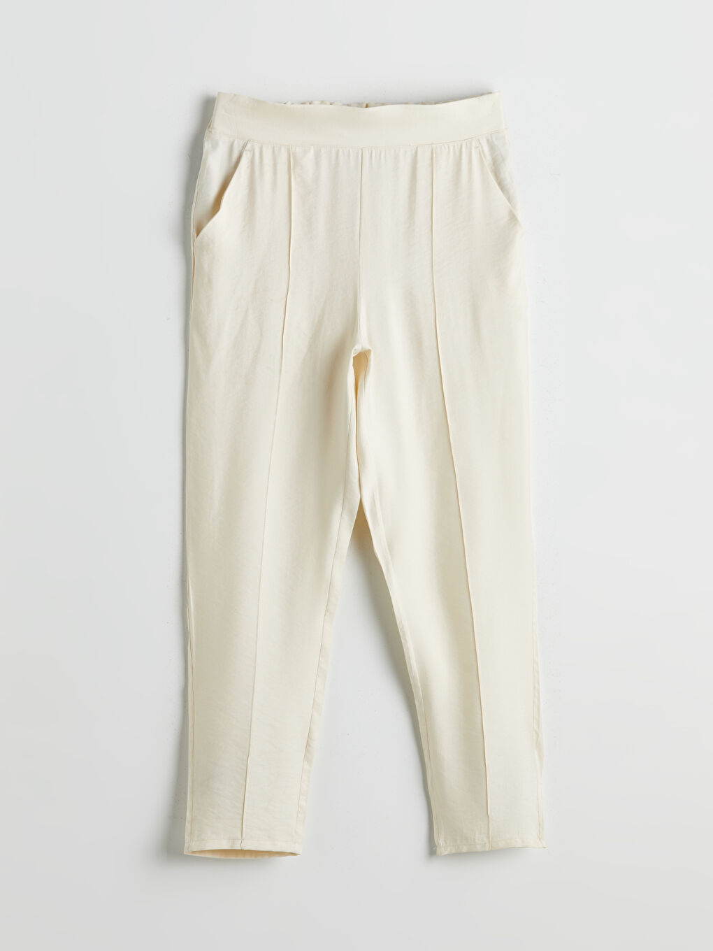 Woman ECRU Trousers -S5KU64Z8-EEW