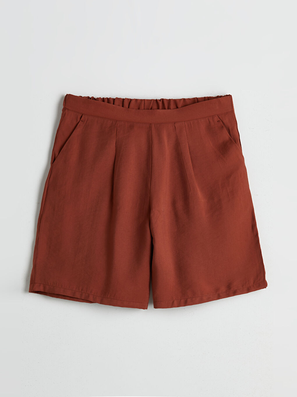 Women's Elasticated Waist Modal Blend Shorts -S5KU69Z8-KJN