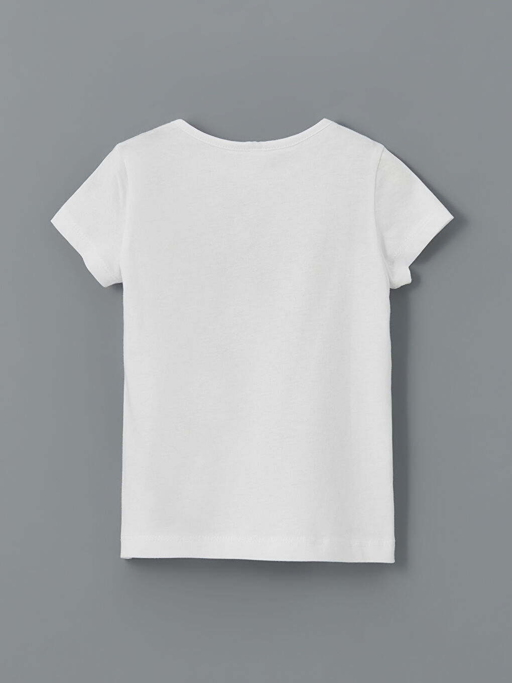 Siyah Bisiklet Yaka Baskılı Kız Çocuk Tişört ve Şort 2'li-2