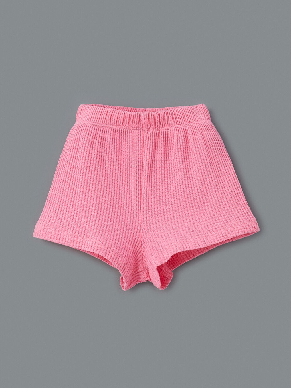 Pembe Bisiklet Yaka Baskılı Kız Çocuk Tişört ve Şort 2'li-2