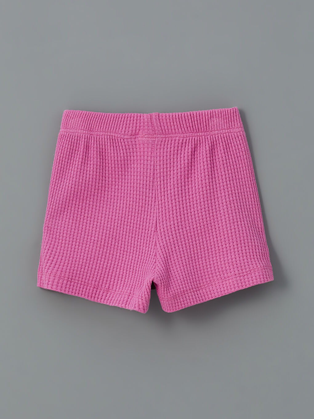 Mor Bisiklet Yaka Baskılı Kız Çocuk Tişört ve Şort 2'li-4