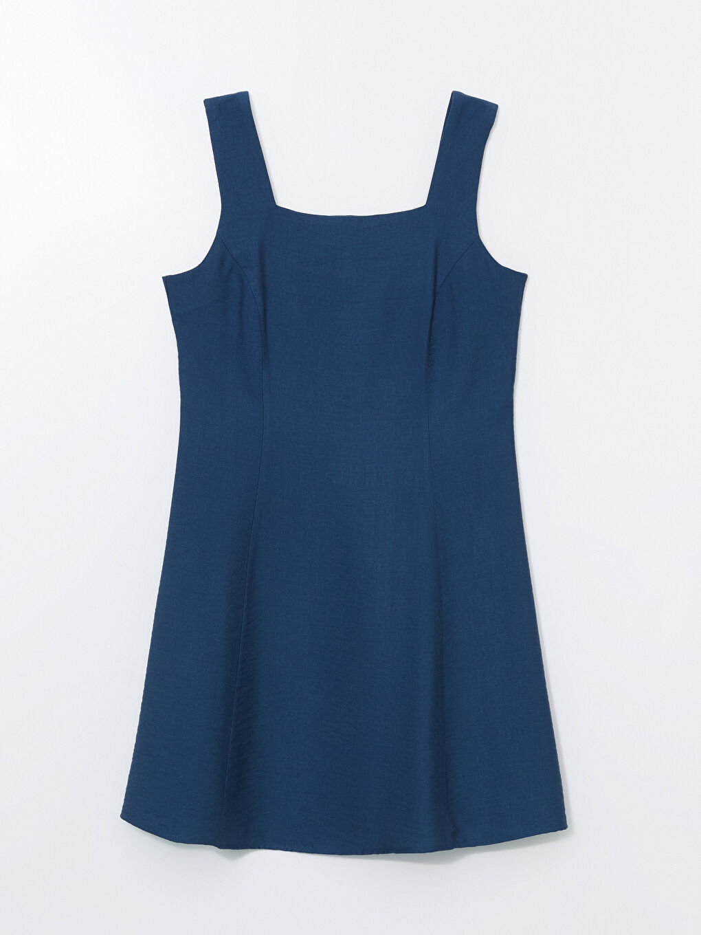 LCW Comfort Indigo Kare Yaka Kadın Elbise - 4