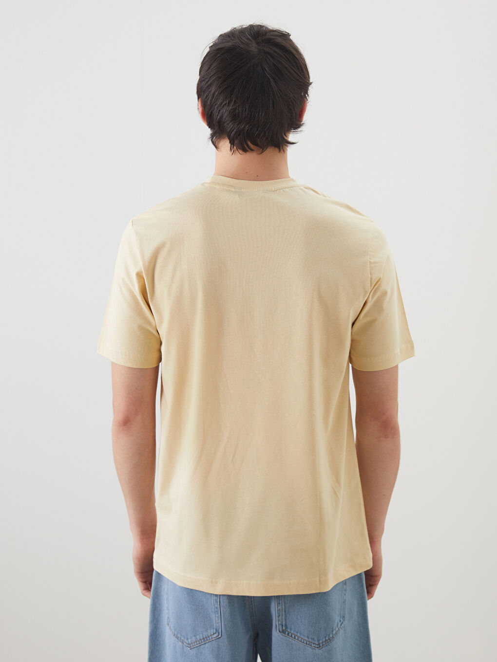 XSIDE Crew Neck Printed Jersey Men's T-Shirt -S5KV16Z8-Y5Y