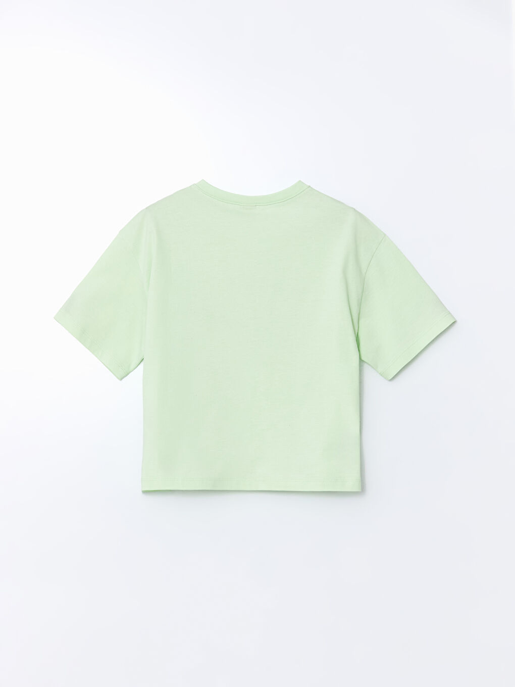 Crew Neck Girls Crop T-Shirt -S5KV63Z4-YTG