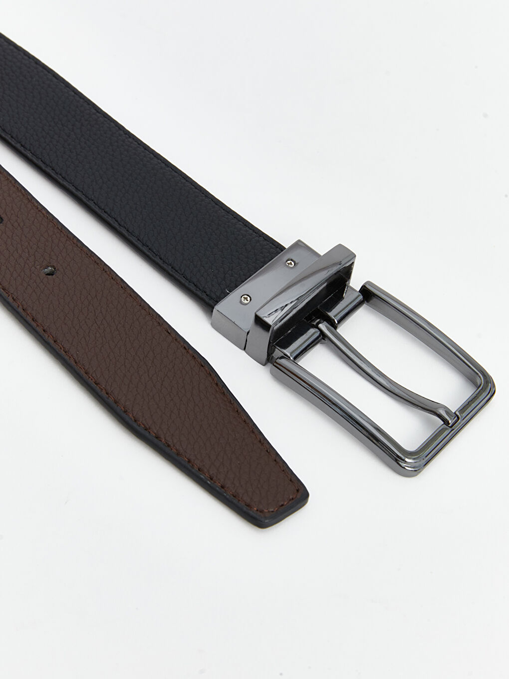 LCW ACCESSORIES Reversible Faux Leather Men's Belt -W54961Z8-HUC