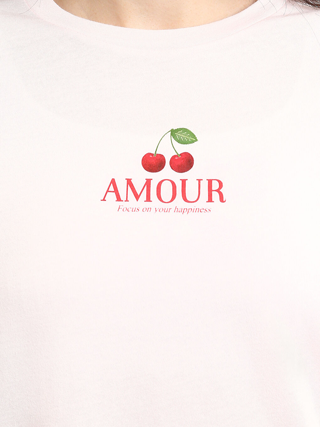 Crew Neck Printed Women's T-Shirt-2